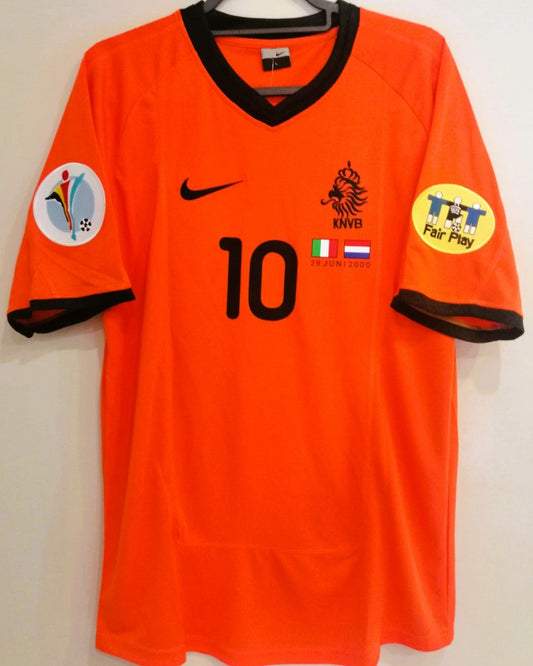 Camiseta Retro BERGKAMP DENNIS 2000-01 Holanda