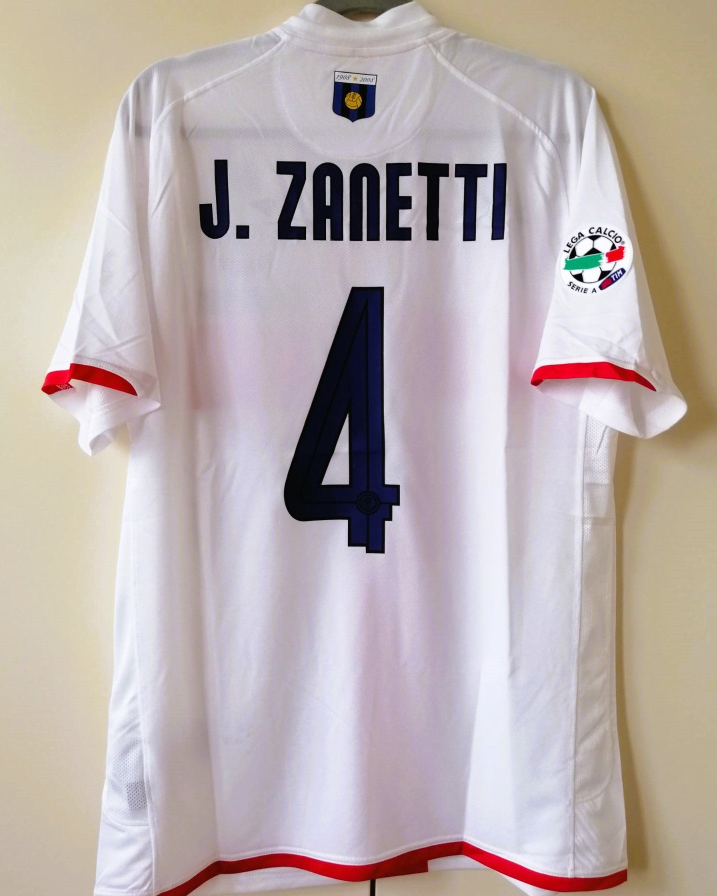 Camiseta Retro ZANETTI JAVIER 2007-08 Inter de Milan