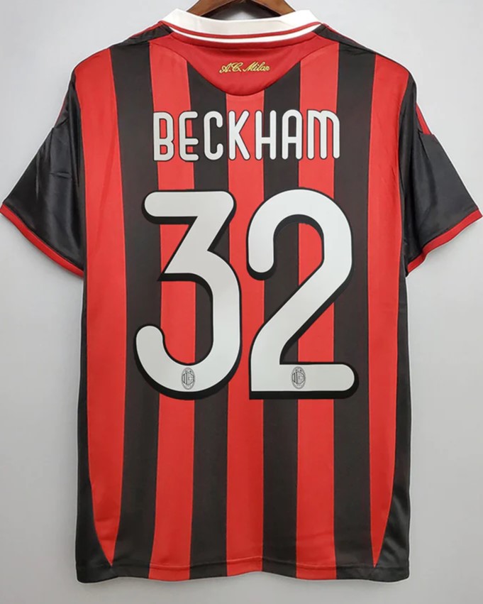 Camiseta Retro BECKHAM DAVID 2009-10 AC Milan