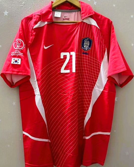Camiseta Retro PARK JI SUNG 2002-03 Corea del Sur