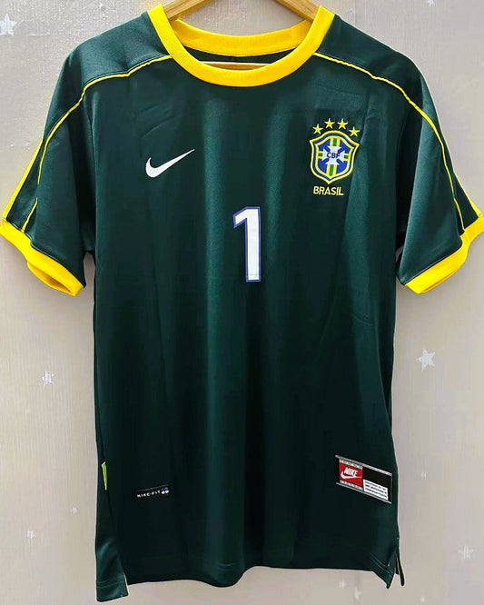 Camiseta Retro TAFFAREL CLAUDIO 1998-99 Brasil