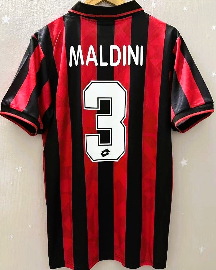 Camiseta Retro MALDINI PAOLO 1995-96 AC Milan