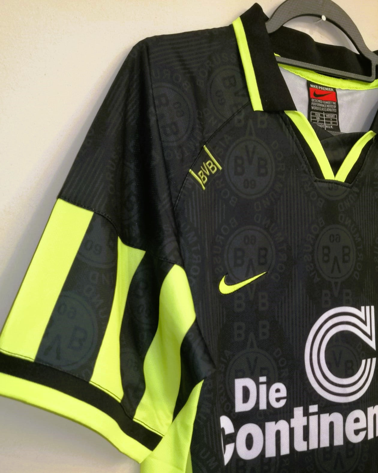 Camiseta Retro RIEDLE KARL HEINZ 1996-97 Borussia Dortmund