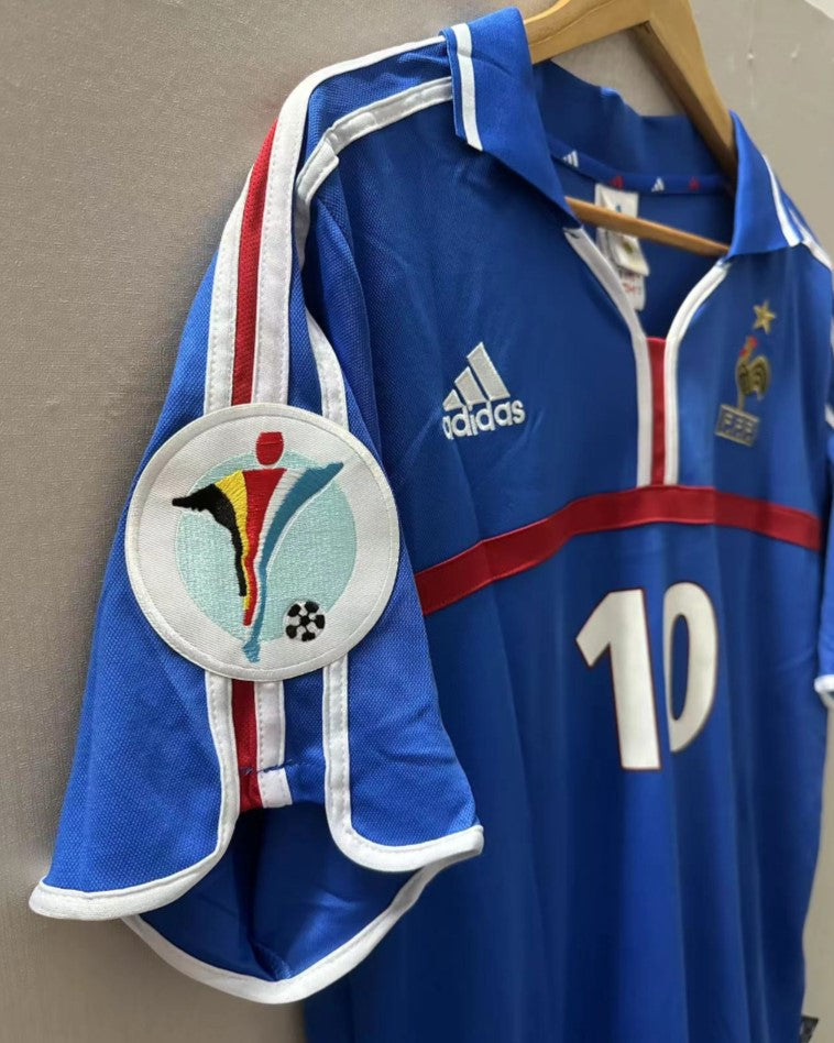 Camiseta Retro ZIDANE ZINEDINE 2000-01 Francia