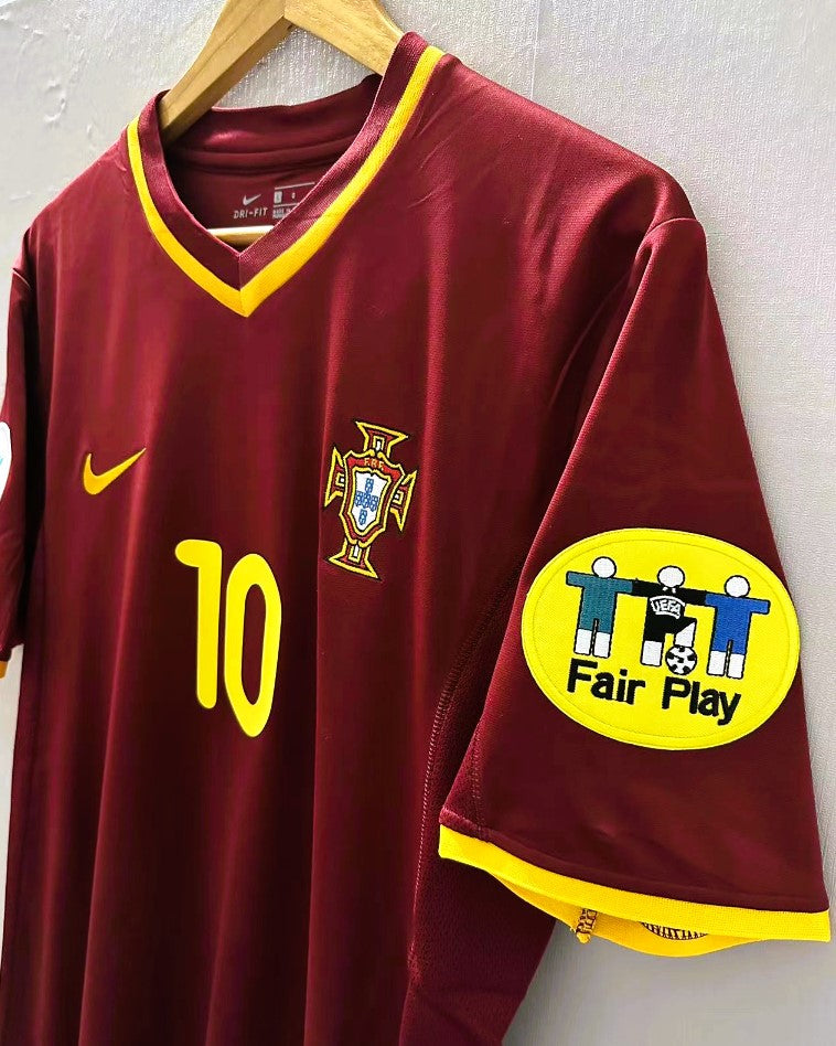 Camiseta Retro RUI COSTA MANUEL 2000-01 Portugal