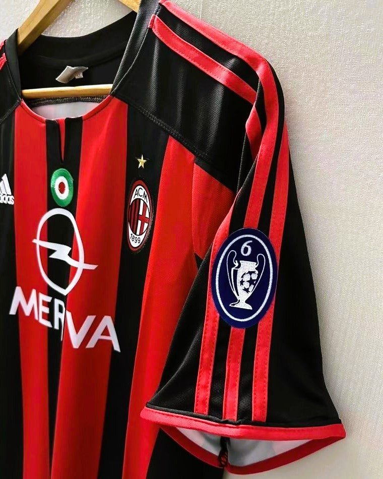 Camiseta Retro RUI COSTA MANUEL 2003-04 AC Milan