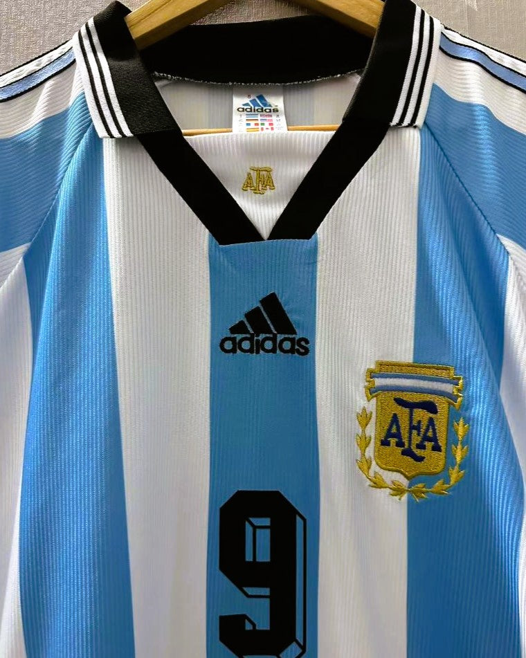 Camiseta Retro BATISTUTA GABRIEL OMAR 1998-99 Argentina