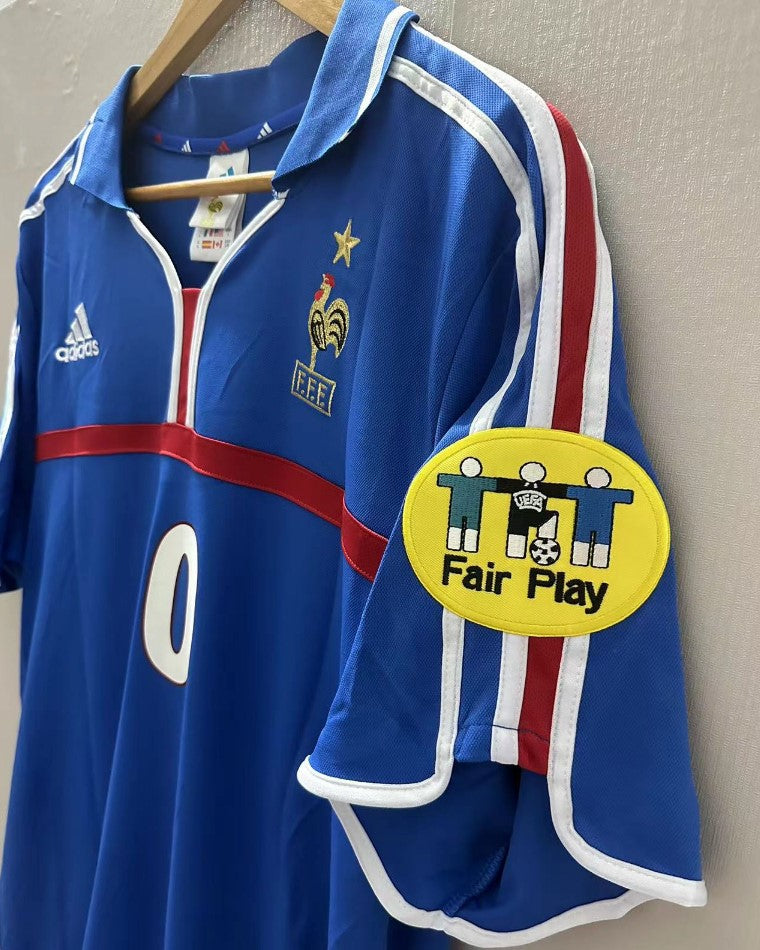 Camiseta Retro ZIDANE ZINEDINE 2000-01 Francia