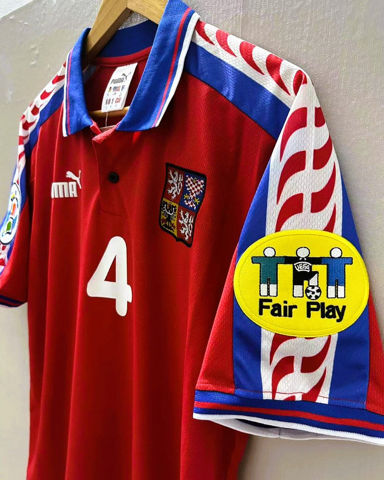 Camiseta Retro NEDVED PAVEL 1996-97 Republica Checa
