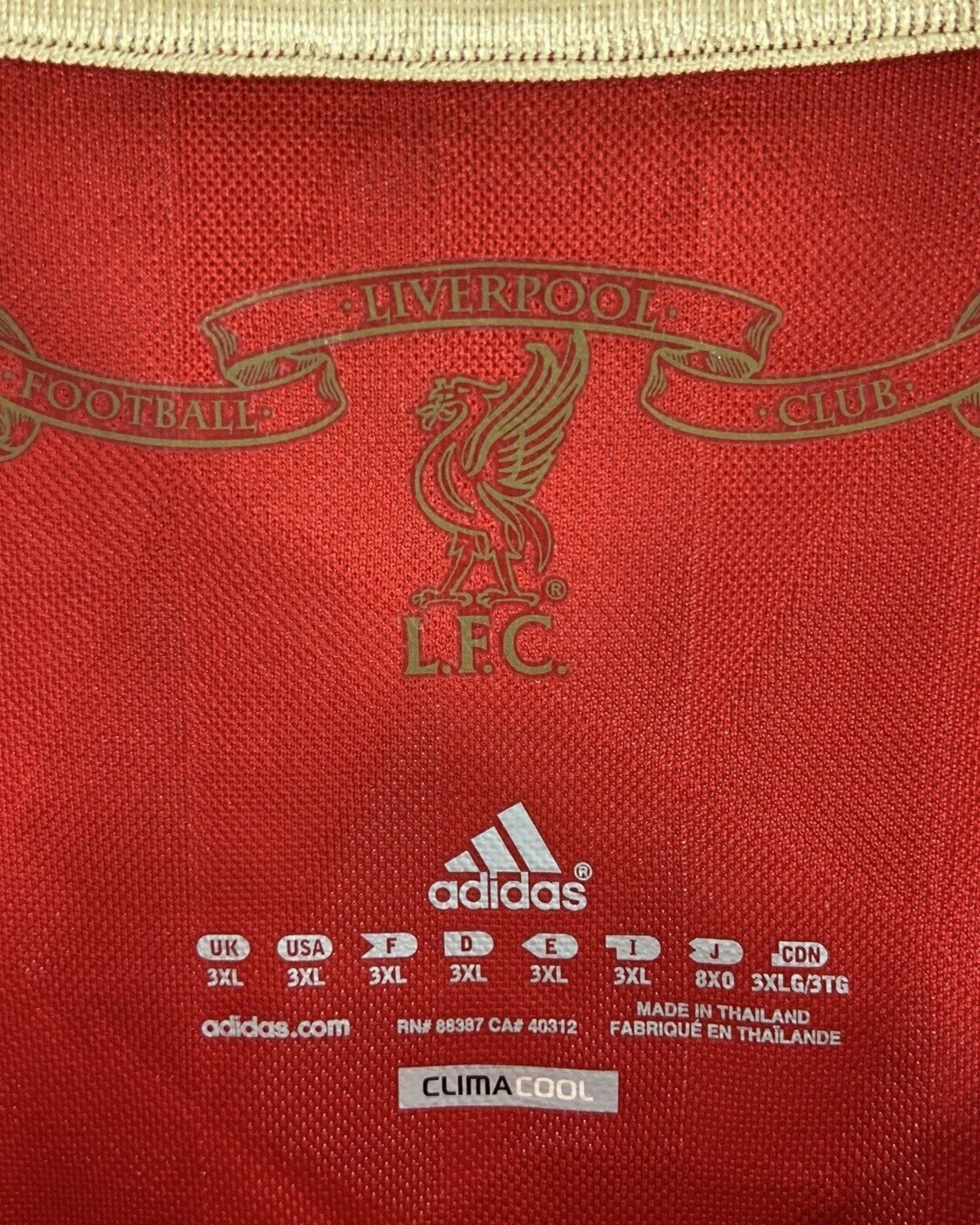 Camiseta Retro GERRARD STEVEN 2010-11 Liverpool