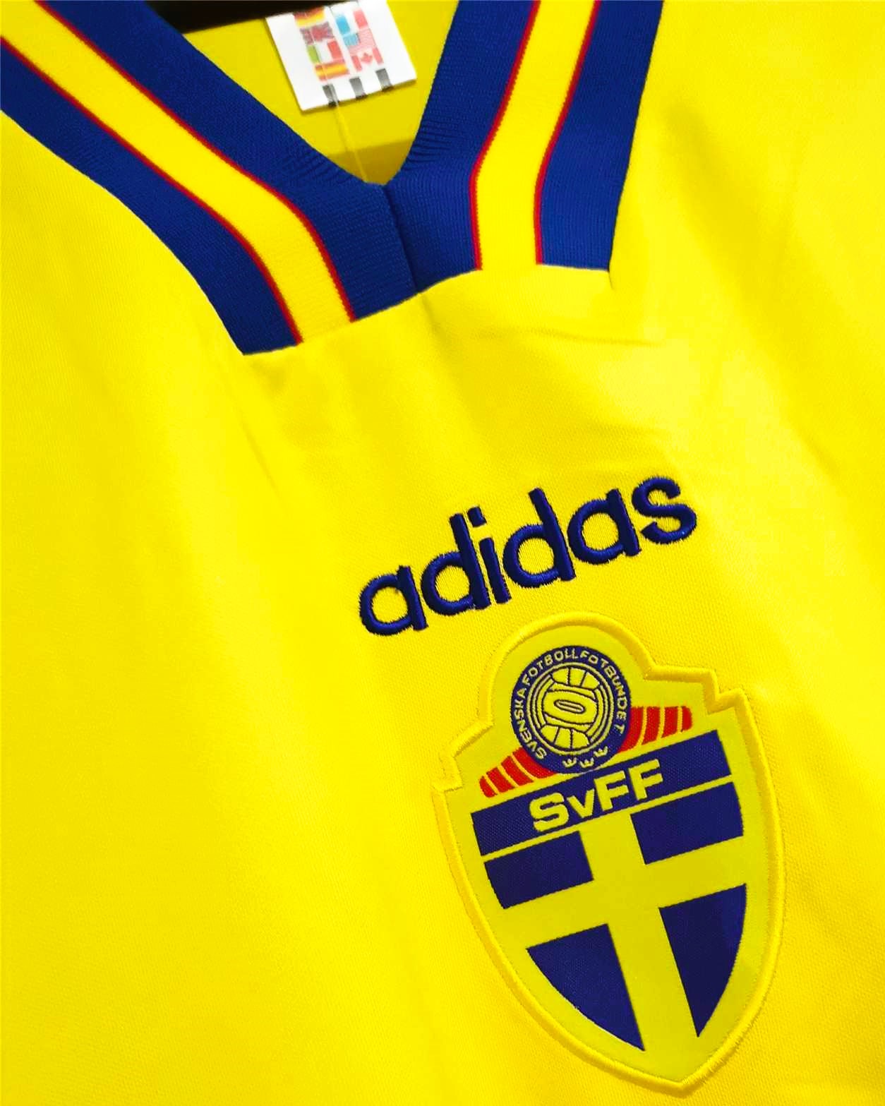 Camiseta Retro LARSSON HENRIK 1994-95 Suecia