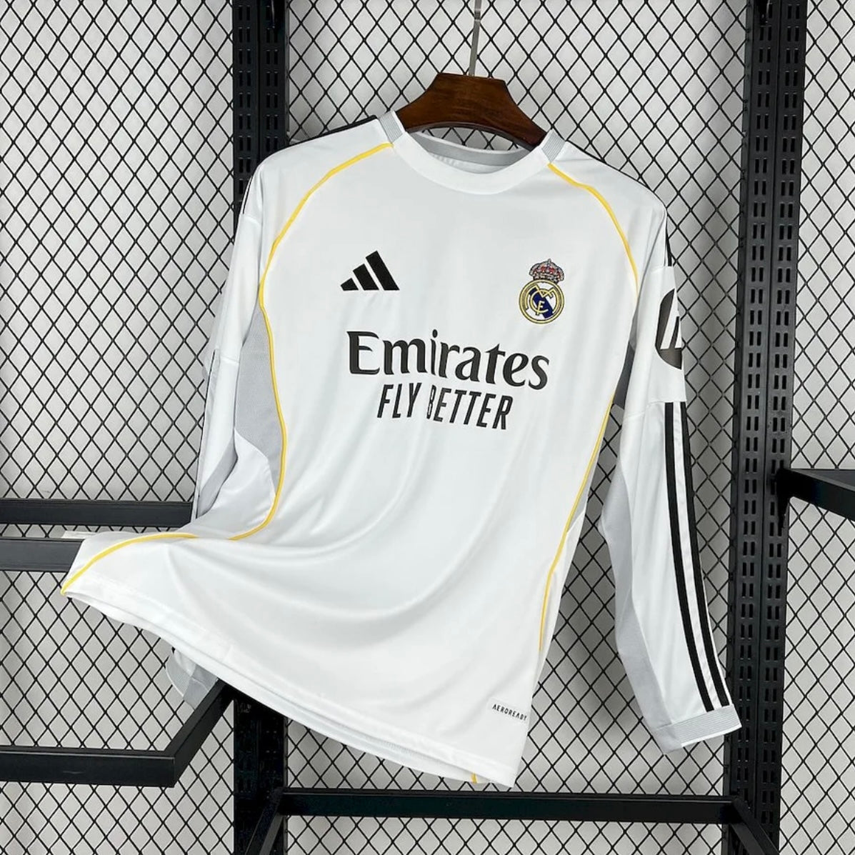Camiseta Real Madrid Local Manga Larga 2025/26