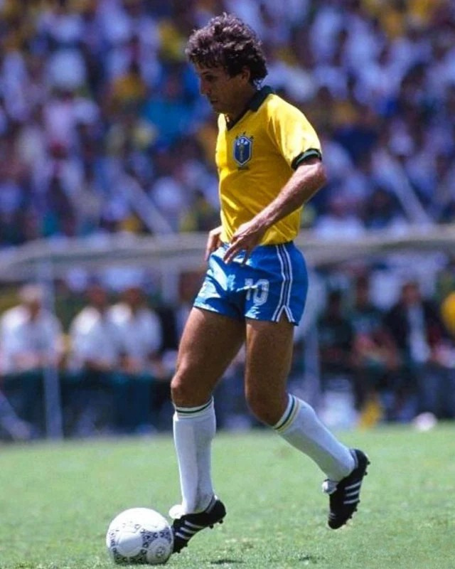 Camiseta Retro ZICO 1986-87 Brasil