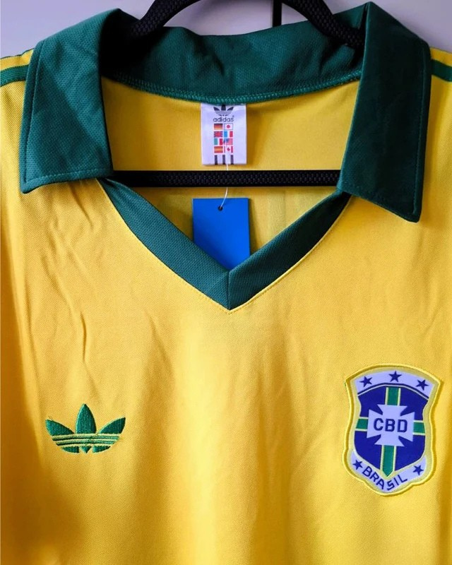 Camiseta Retro ZICO 1986-87 Brasil