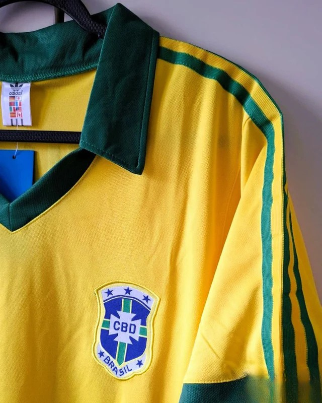 Camiseta Retro ZICO 1986-87 Brasil