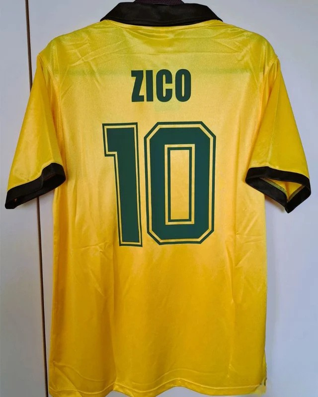 Camiseta Retro ZICO 1988-89 Brasil