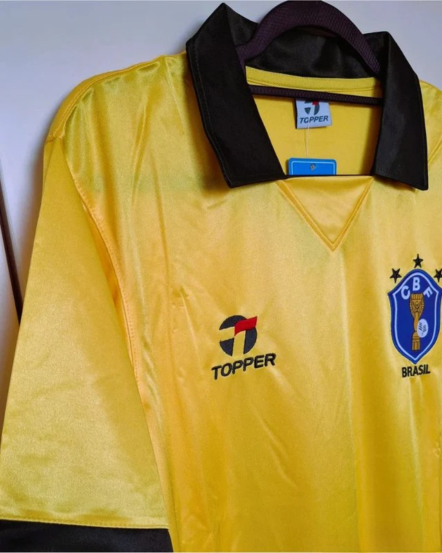Camiseta Retro ZICO 1988-89 Brasil
