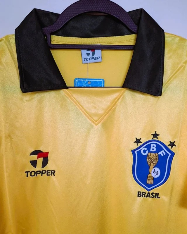 Camiseta Retro ZICO 1988-89 Brasil