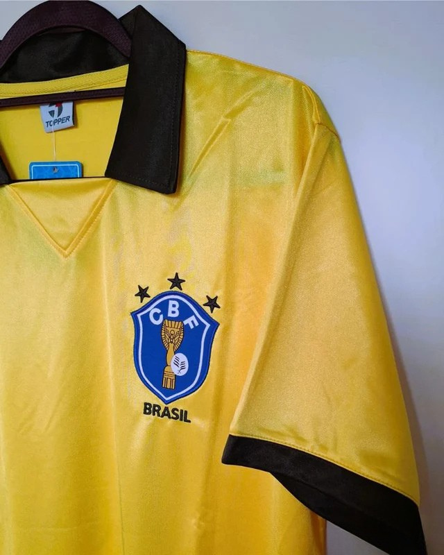 Camiseta Retro ZICO 1988-89 Brasil