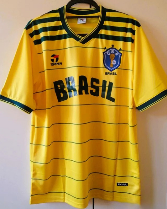 Camiseta Retro ZICO 1984-85 Brasil