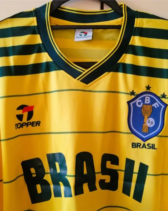 Camiseta Retro ZICO 1984-85 Brasil