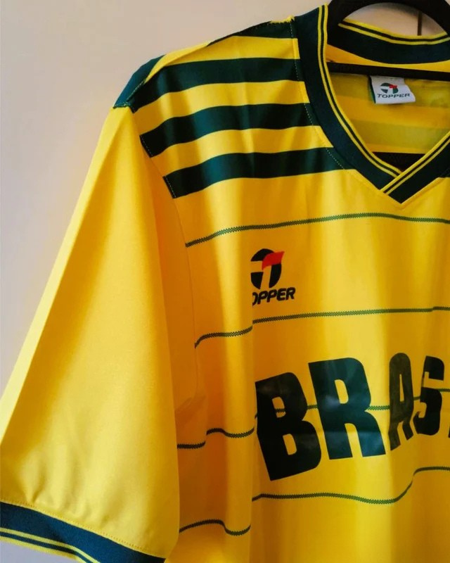 Camiseta Retro ZICO 1984-85 Brasil