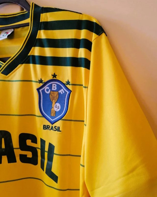 Camiseta Retro ZICO 1984-85 Brasil
