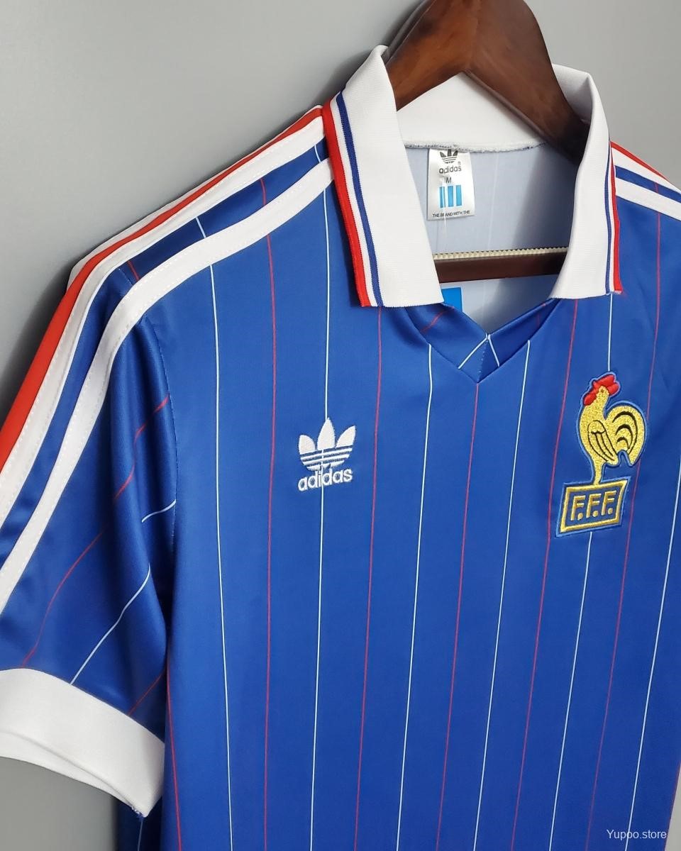 Camiseta Retro PLATINI MICHEL 1982-83 Francia