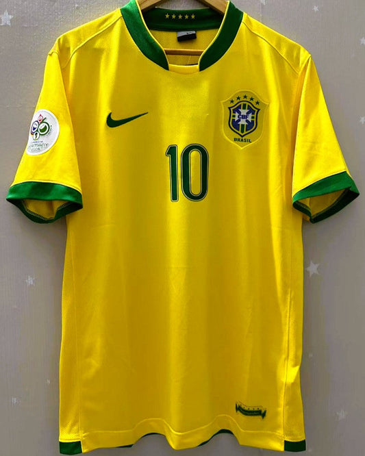 Camiseta Retro RONALDINHO 2006-07 Brasil