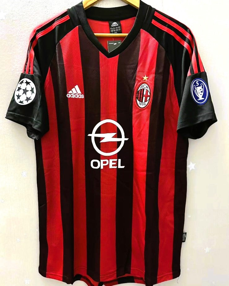 Camiseta Retro SHEVCHENKO ANDRIJ 2002-03 AC Milan