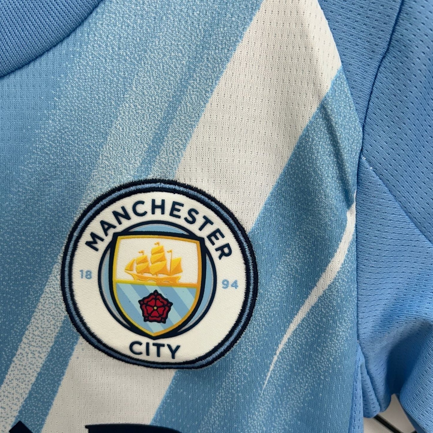 Camiseta Manchester City Local Niños 2025/26