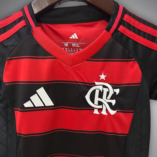 Kit Flamengo Local Niños 2025/26