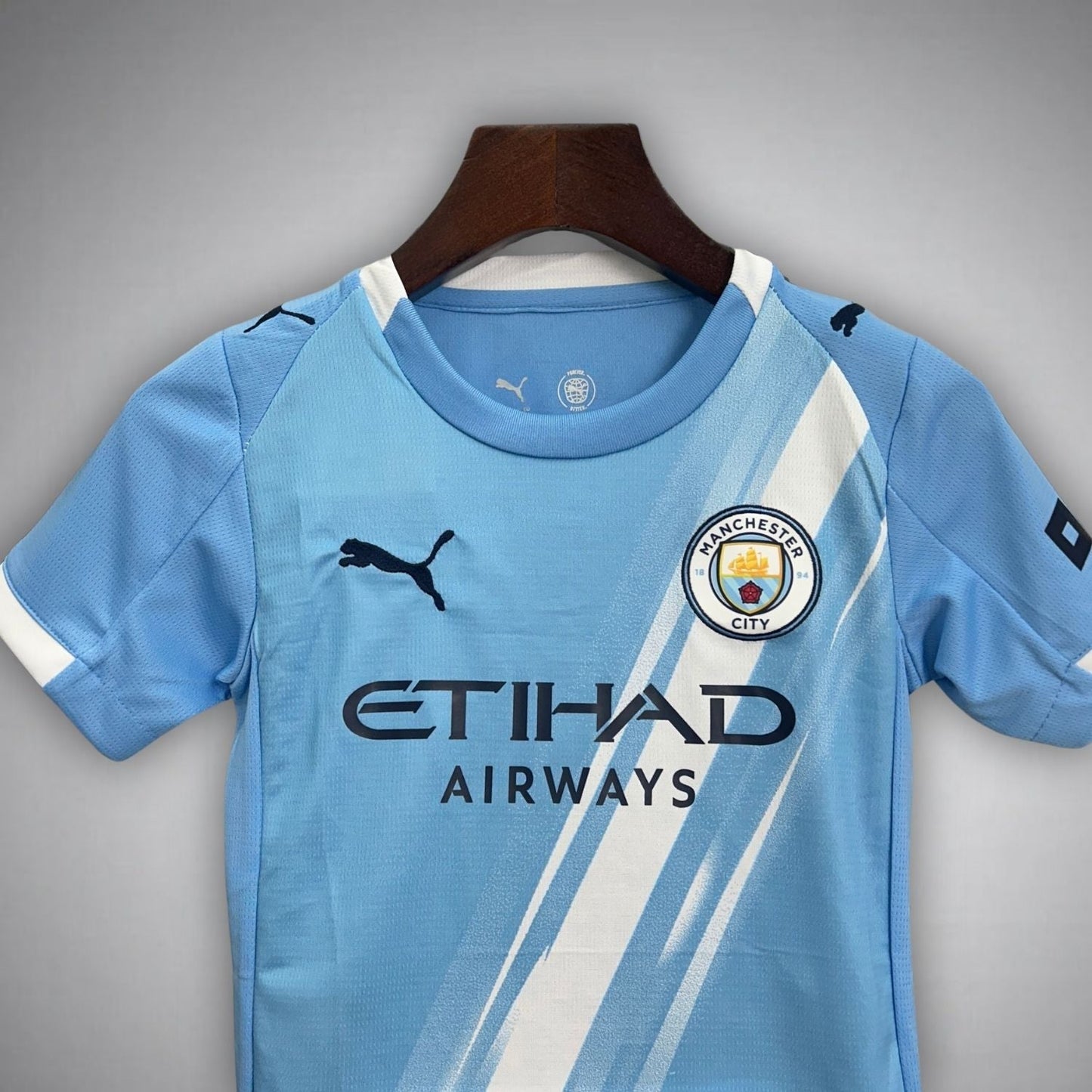 Camiseta Manchester City Local Niños 2025/26