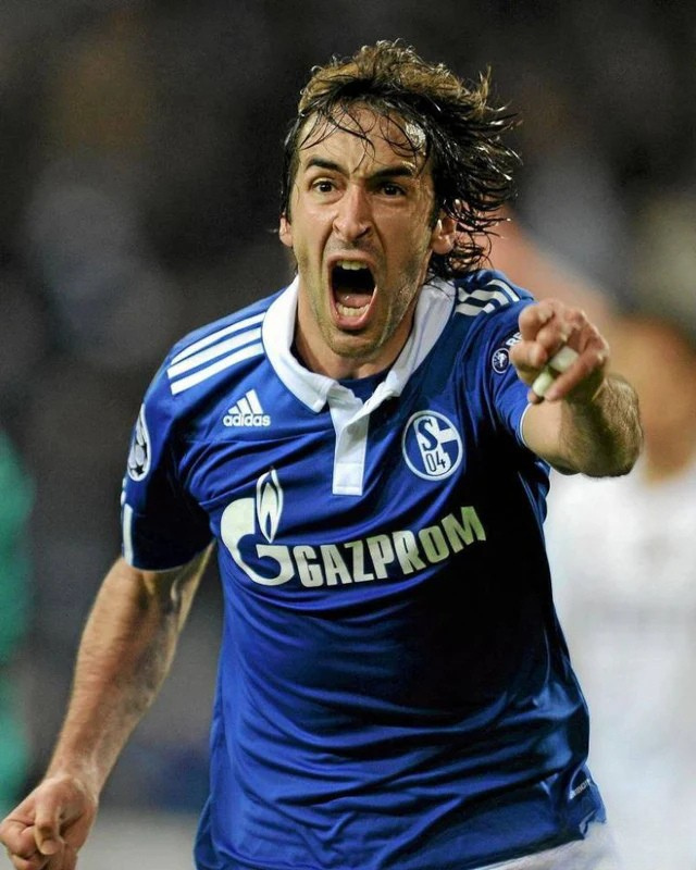 Camiseta Retro RAUL GONZALES BLANCO 2010-11 Schalke 04
