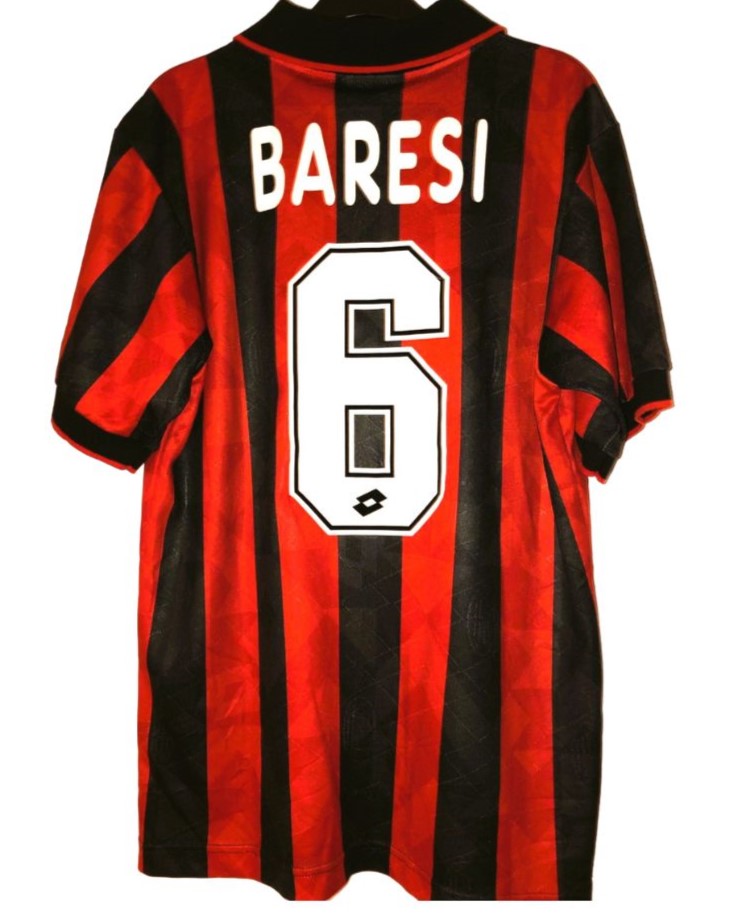 Camiseta Retro BARESI FRANCO 1994-95 AC Milan
