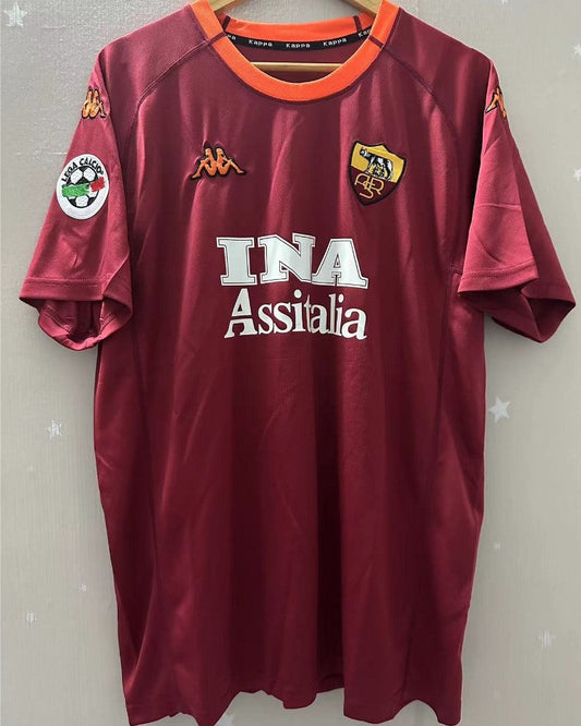 Camiseta Retro TOTTI FRANCESCO 2000-01 Roma