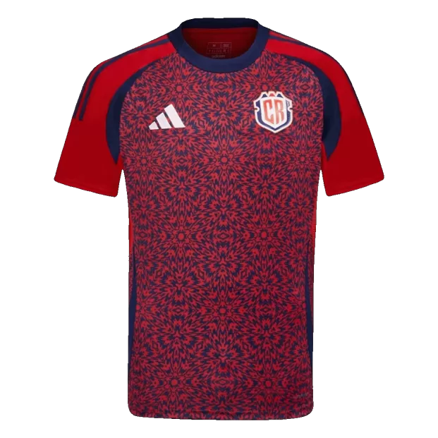 Camiseta Costa Rica local 2024/2025 vista sobre fondo blanco