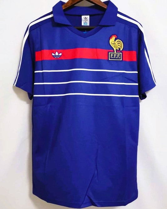 Camiseta Retro PLATINI MICHEL 1984-85 Francia