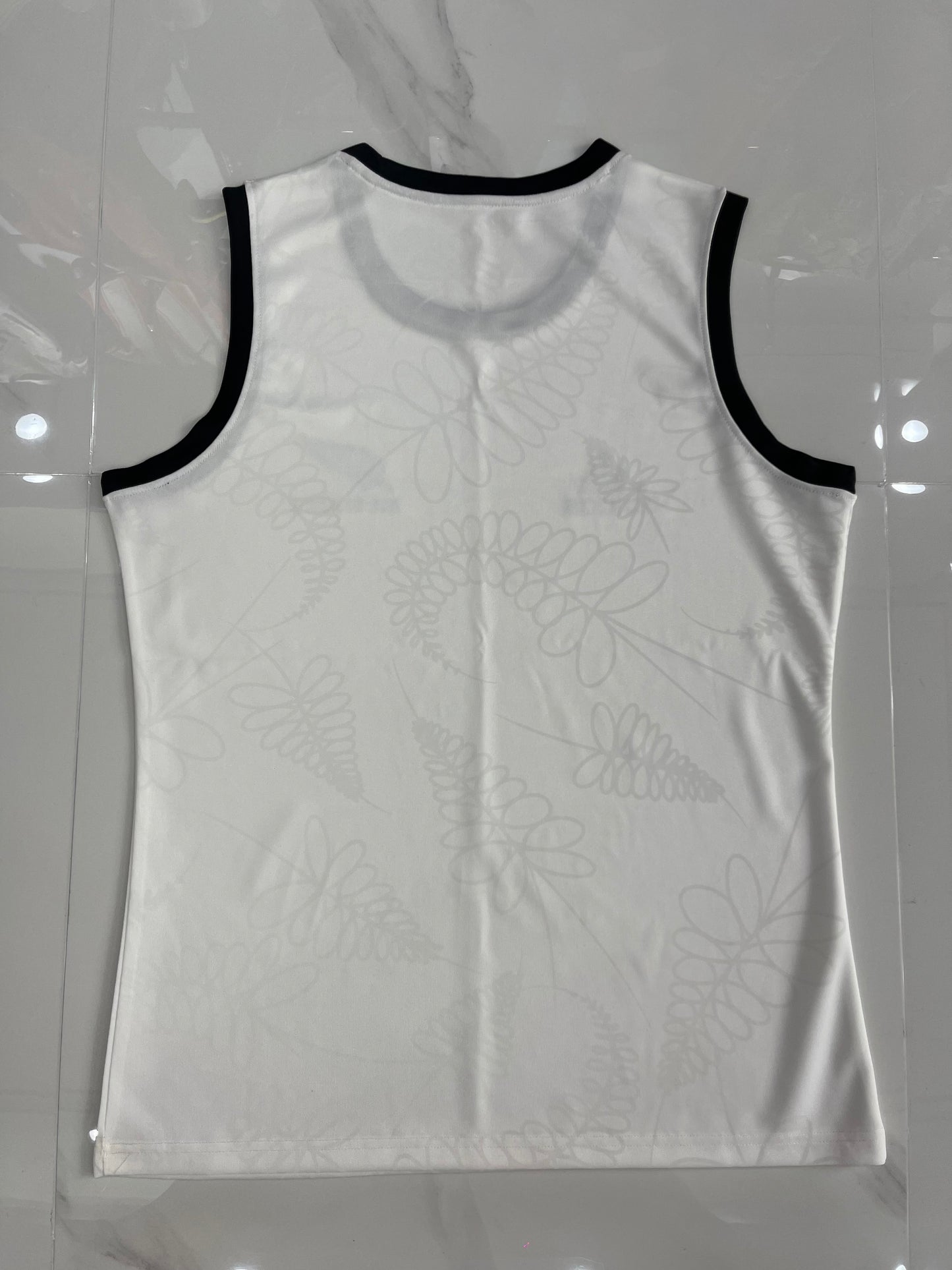Musculosa Rugby All Blacks Blanca