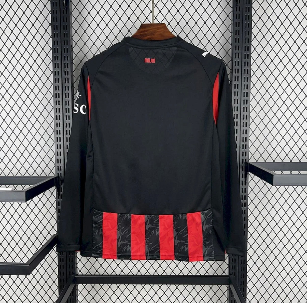 Camiseta AC Milan Local - Manga Larga 2025/26