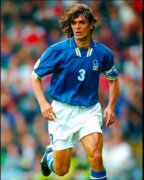 Camiseta Retro MALDINI PAOLO 1996-97 Italia