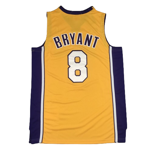 Camiseta Los angeles Lakers Retro 2000/2001 - Homenaje vista sobre fondo blanco