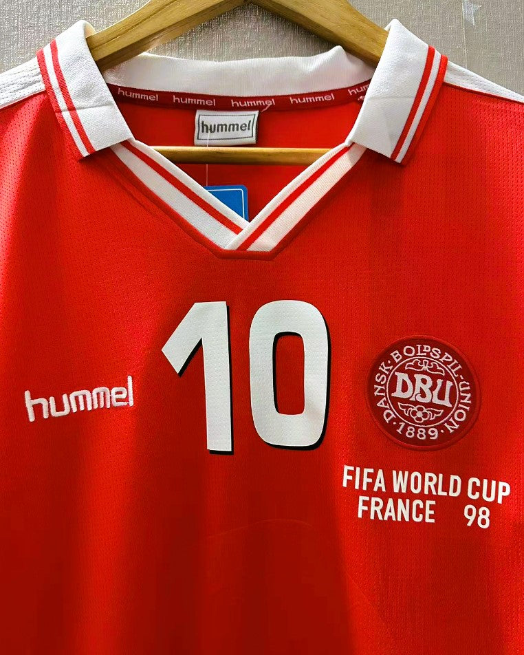Camiseta Retro LAUDRUP MICHAEL 1998-99 Dinamarca