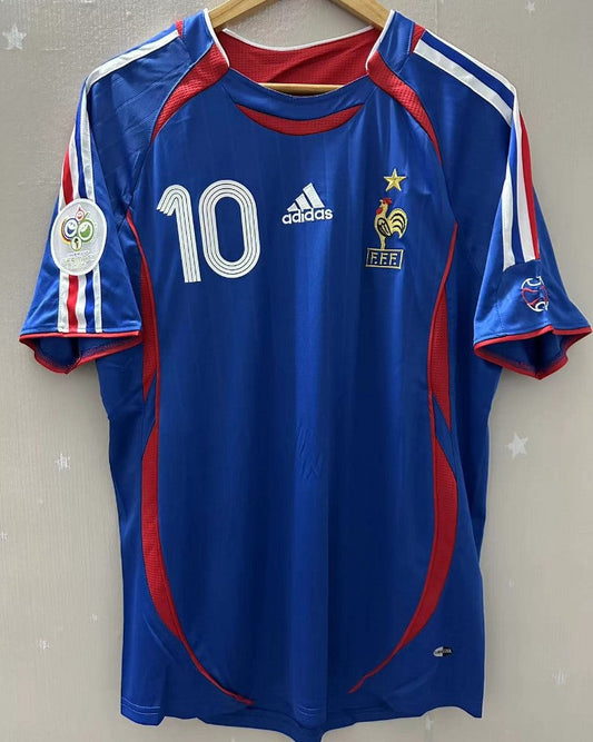 Camiseta Retro ZIDANE ZINEDINE 2006-07 Francia