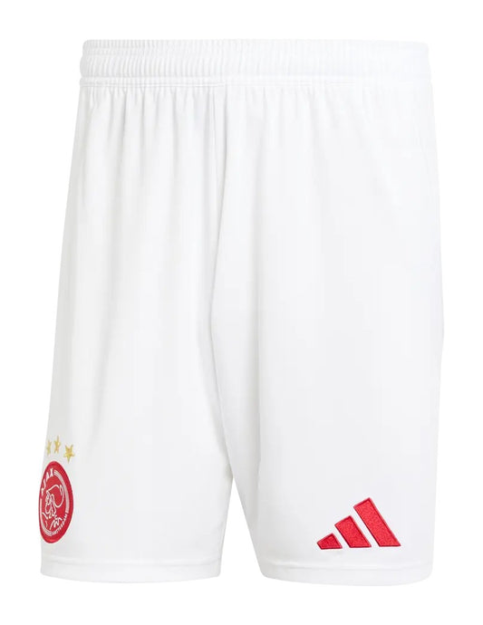 Short Ajax local 2024/2025 vista sobre fondo blanco