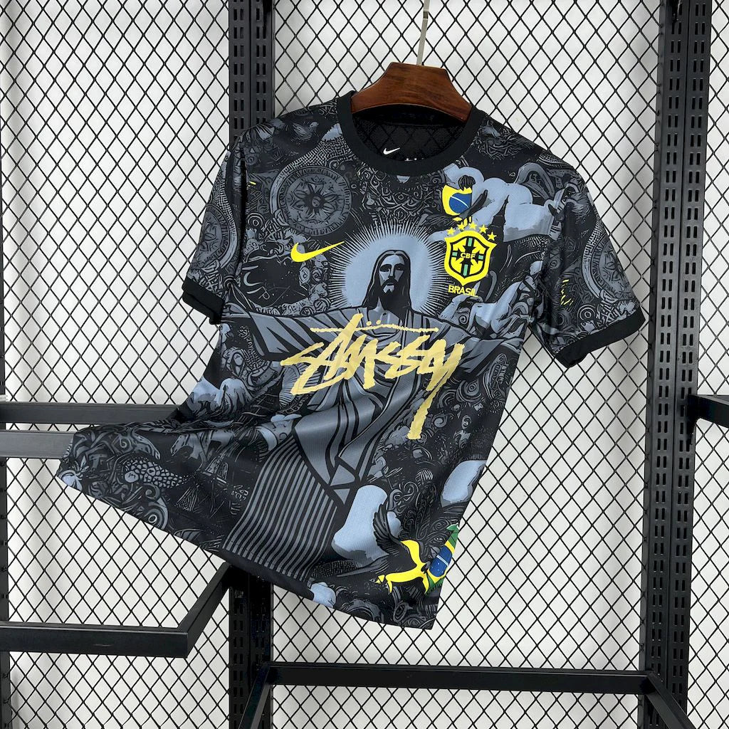 Camiseta Edicion Especial Brasil X Stussy