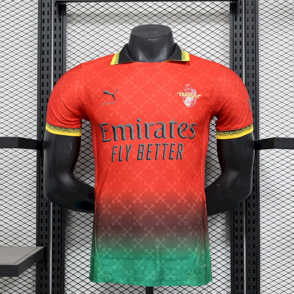 Camiseta AC Milan x Off White Versión Jugador 24/25