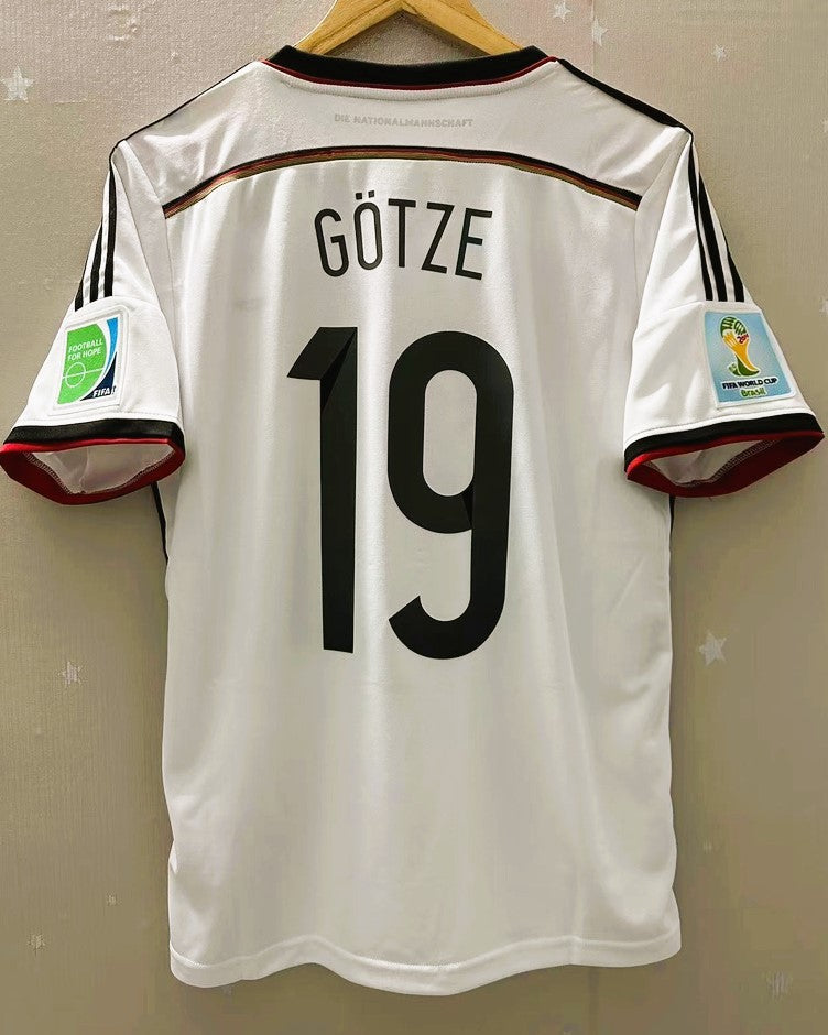 Camiseta Retro GOTZE MARIO 2014-15 Alemania
