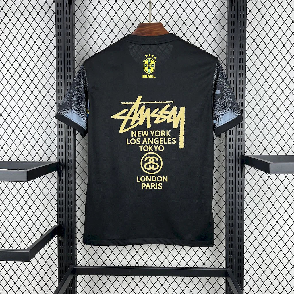 Camiseta Edicion Especial Brasil X Stussy