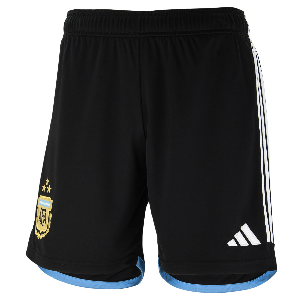 Short Argentina local 2022 (3 estrellas) ⚡ vista sobre fondo blanco
